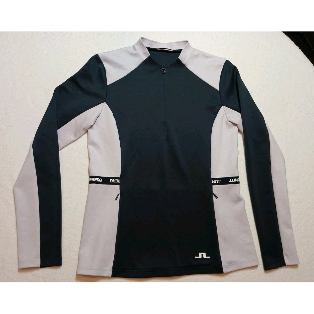 J.Lindeberg Beth Golf Mid Layer Pullover Jacket Women's Small 1/4 Zip Colorblock